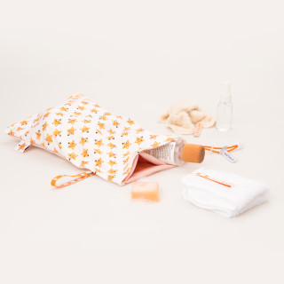 Foxy Baby Miniwetbag (Feuchttuchtasche, Seifensäckchen) - 2 Fächer (je 1 Nass- und Trochenfach)