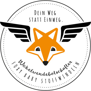 Logo Wickelwendebotschafter Foxy Baby